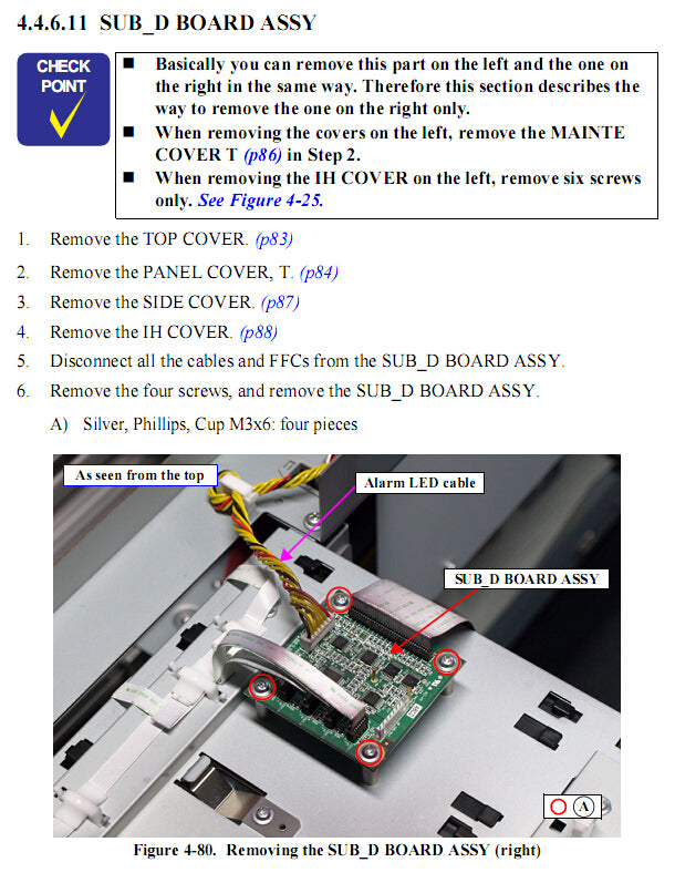 Sub-D Board for EPSON Pro GS6000 - 2122766