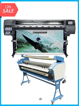 HP Latex 365 Printer (V8L39A) - New + UPGRADED VING 63" FULL-AUTO LOW TEMP. WIDE FORMAT COLD LAMINATOR, WITH HEAT ASSISTED www.wideimagesolutions.com  17655.99