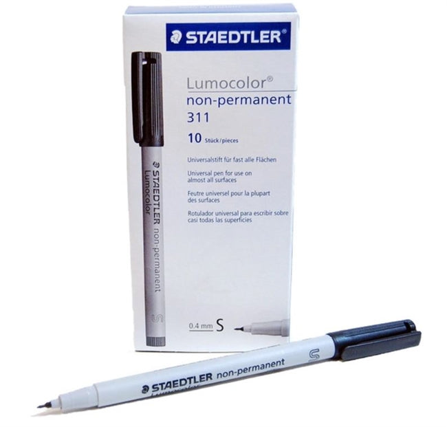 GRAPHTEC Fiber Tip Pen, Black 10-Pack for PHP31-FIBER