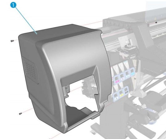 HP B4H70-67072 Left cover for HP LATEX 310 - 360 - 330 www.wideimagesolutions.com 252.54