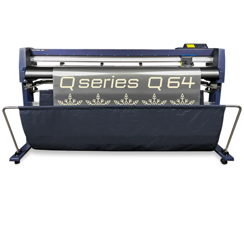 Vinyl Express Q Series Gen 3 - 64" Vinyl Cutter, Stand & Media Basquet