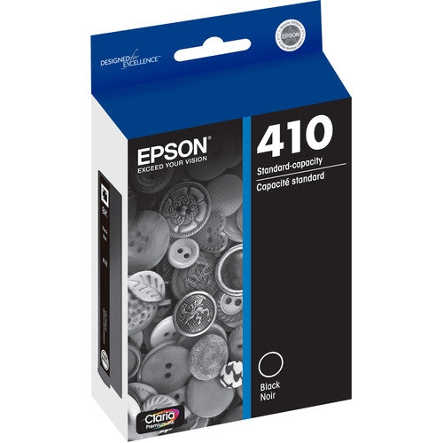 Epson 410 Claria Premium Black Ink Cartridge for Expression XP-530, XP-630, XP-640, XP-830, XP-7100 - T410020-S