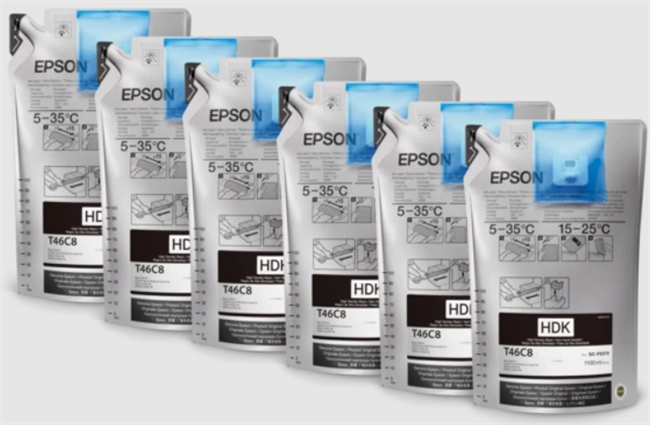 Epson UltraChrome DS HDK Black Ink 1.1 Liter (6 Pack) for SureColor F6370, F9470, F9470H - T46C820