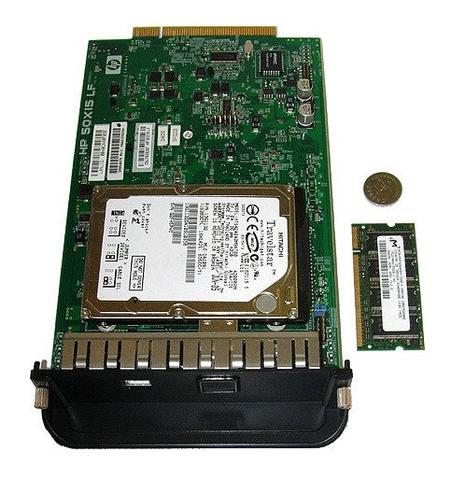 Formatter Board & IDE Hard Disk Drive for the HP Designjet T610 Plotters (Q6711-67024)