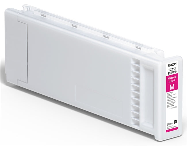 Epson UltraChrome DG Magenta Ink Cartridge 600ml for SureColor F2000, F2100 Printers - T72530N