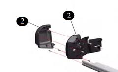 Left Side Spindle Support (Tray 2) for the HP DesignJet 4500/4520 Printer (Q1271-60685) - Refurbished
