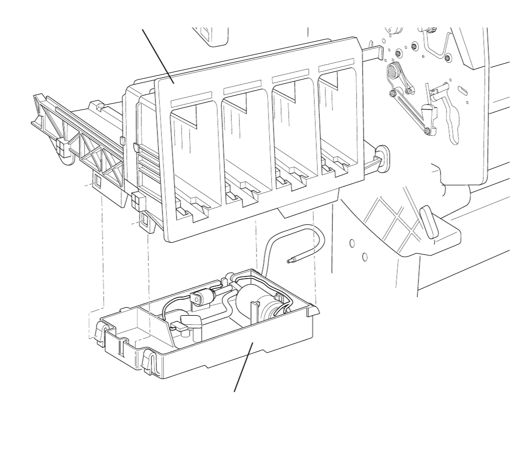 Air Pressure System (APS) for the HP DesignJet 1050C and 1055CM Printers - New (C6072-60016, C6072-60387)