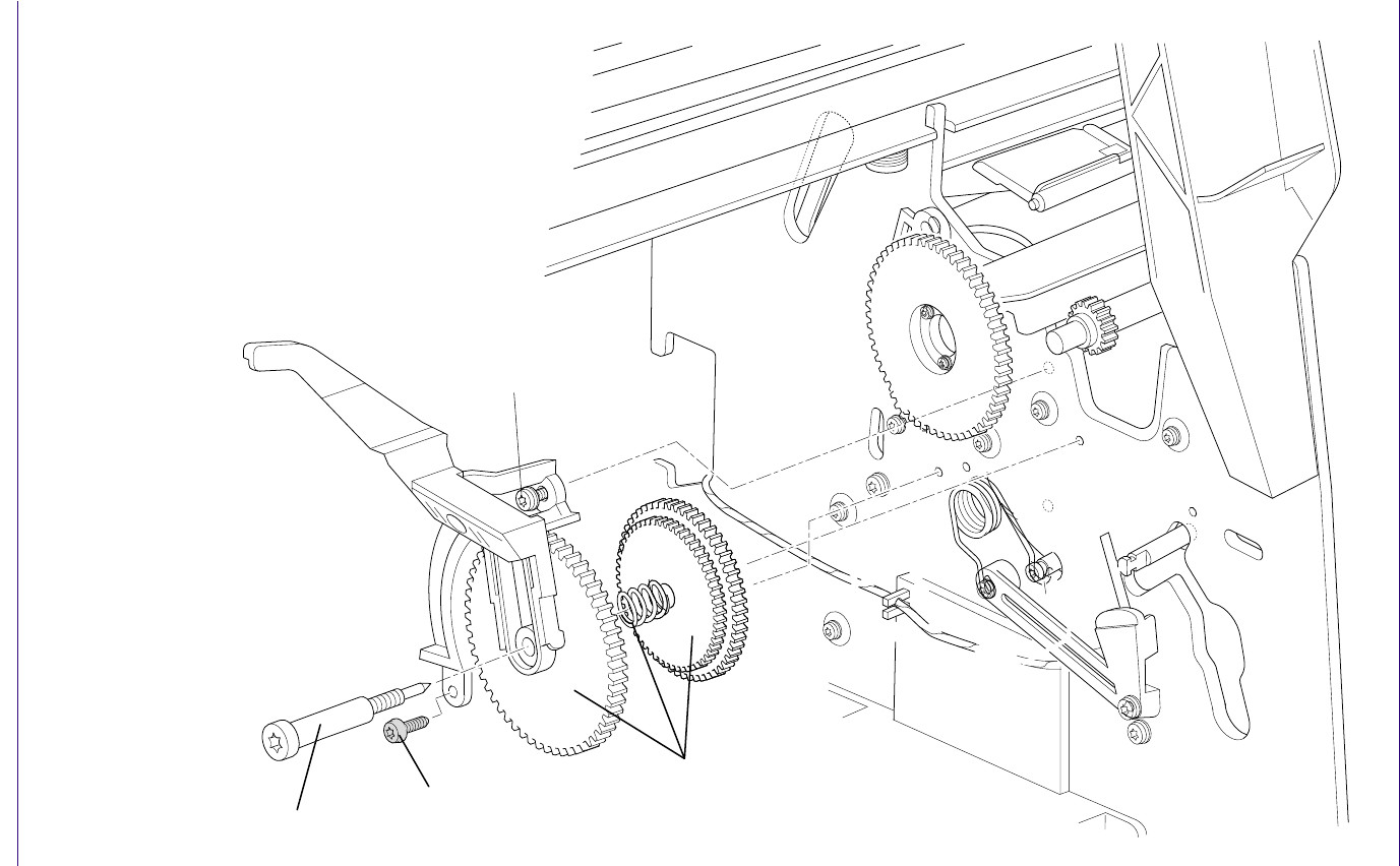 Clutch assembly for the HP DesignJet 1050C and 1055CM Printers - New (C6072-60151)