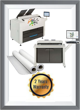 KIP 860 + KIP 720 Scanner + 1 Roll 25k sq ft + 2 Years Warranty www.wideimagesolutions.com 9999.99