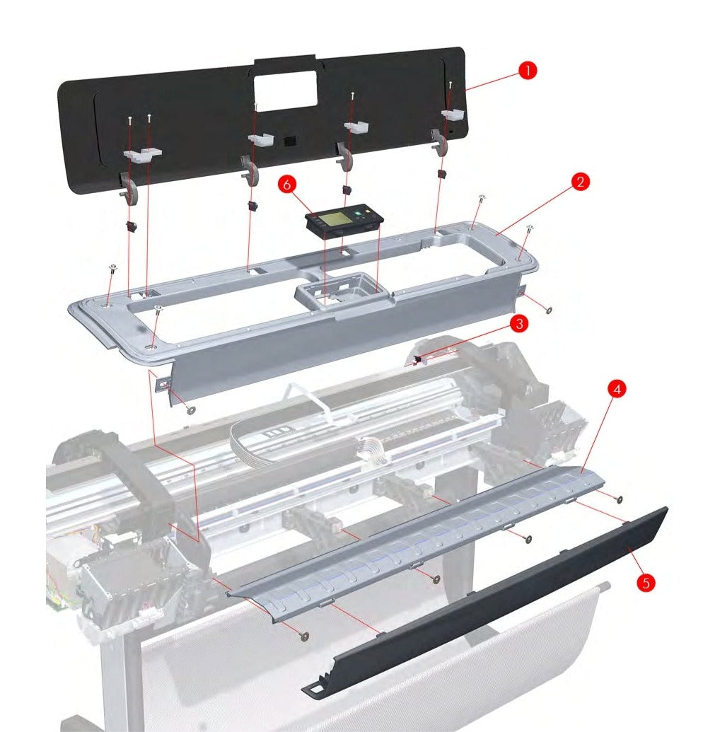 Window Sensor W/Shield for the HP DesignJet T1200, T770, T610, T620, T1100, T1120, Z5200, Z2100, Z3100, Z3200 (CK837-67025)