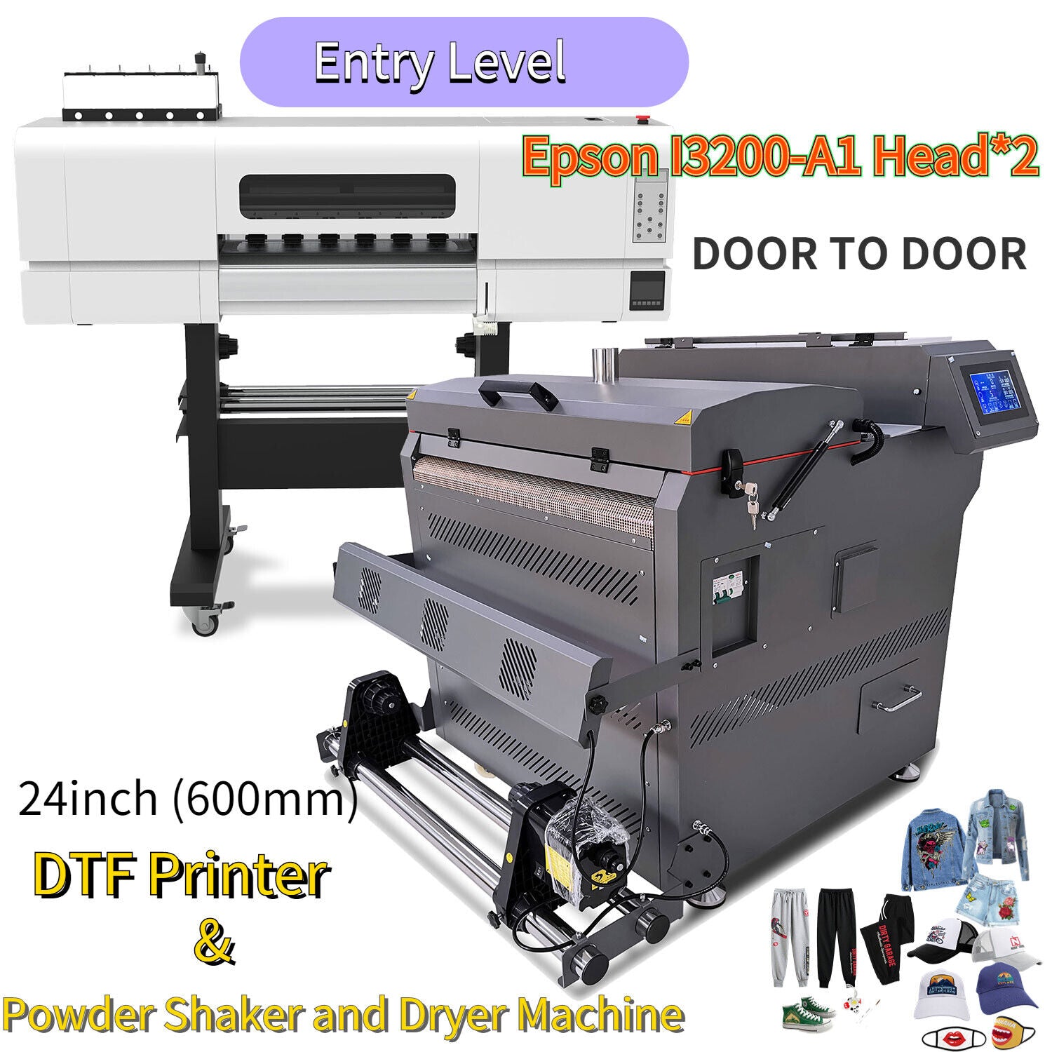 CALCA Plus 24inch (600mm) DTF Printer (Direct to Film Printer) with Dual Epson i3200-A1 Printheads