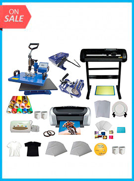 Vinyl Cutter 5in1 Heat Press Printer Vinyl T-shirt Transfer Start-up Kit www.wideimagesolutions.com 1398.99