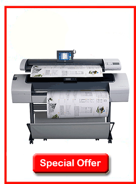 HP Designjet T1120SD 44" - Recertified - (90 days Warranty) www.wideimagesolutions.com PRINTER 3499.99