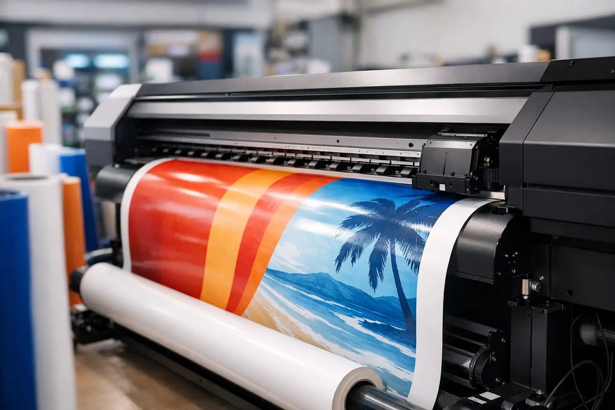Which Printer Handles Vinyl Media for Sign Shops?