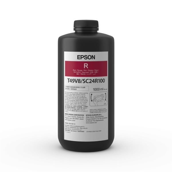Epson UltraChrome T49 Red Ink 1L Bottle for SureColor V7000 - T49V810