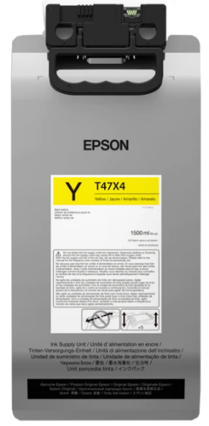 Epson UltraChrome T47 Yellow Ink (1.5L Bag) for SureColor F3070 - T47X42N