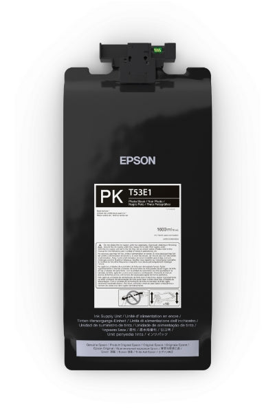 Epson Ultrachrome PRO6 Photo Black Ink 1.6L Bag for SureColor P8570DL - T53E120