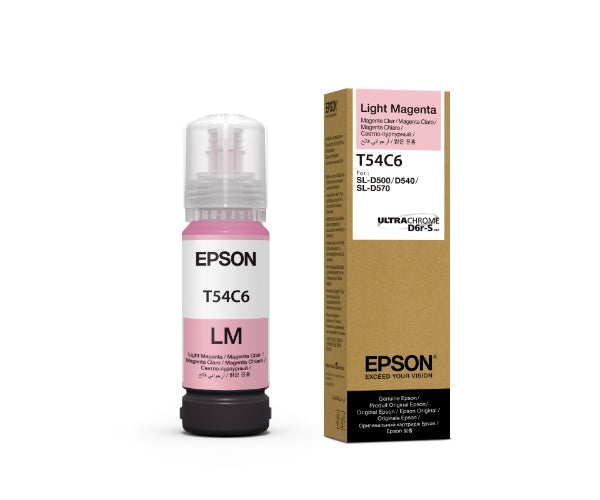 Epson UltraChrome T54C Light Magenta 70mL Ink Bottle for SureLab D570 - T54C620