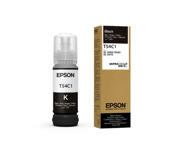 Epson UltraChrome T54C Black 70mL Ink Bottle for SureLab D570 - T54C120