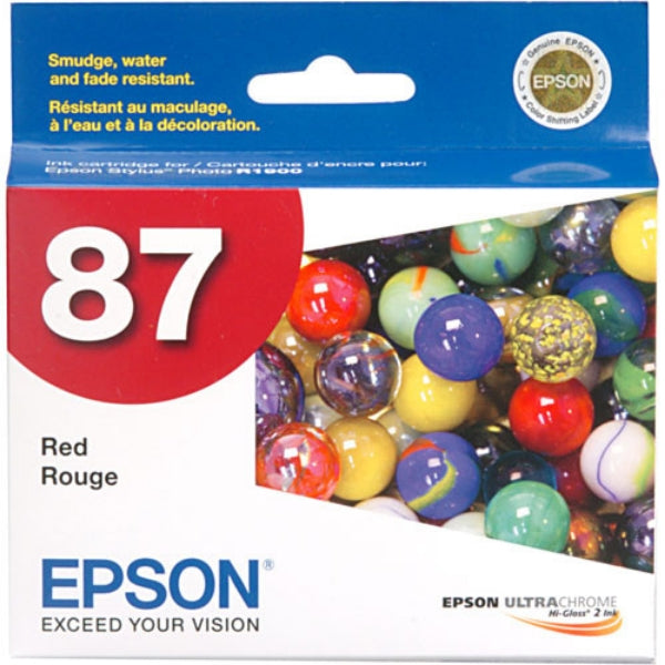 Epson 87 UltraChrome Ink Red for Stylus Photo R1900 - T087720