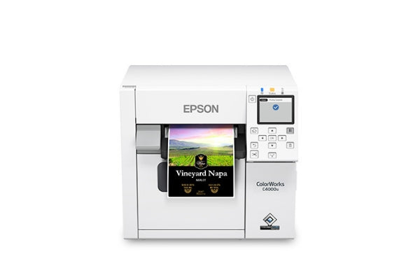 Epson ColorWorks C4000 4&quot; Gloss Inkjet Label Printer - New