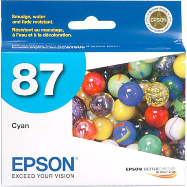 Epson 87 UltraChrome Ink Cyan for Stylus Photo R1900 - T087220