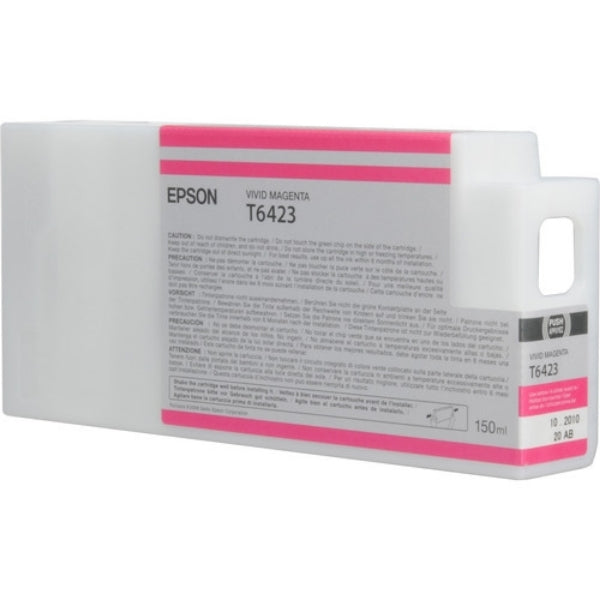 Epson UltraChrome HDR Ink Vivid Magenta 150ml for Stylus Pro 7700, 7890, 7900, 7900CTP, 9700, 9890, 9900, WT7900 - T642300