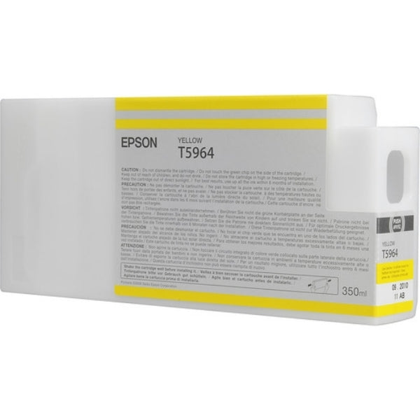 Epson UltraChrome HDR Ink Yellow 350ml for Stylus Pro 7700, 7890, 7900, 7900CTP, 9700, 9890, 9900, WT7900 - T596400