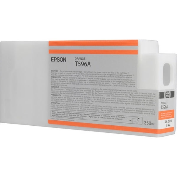 Epson UltraChrome HDR Ink Orange 350ml for Stylus Pro 7900, WT7900, 7900CTP, 9900 - T596A00
