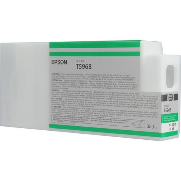 Epson UltraChrome HDR Ink Green 350ml for Stylus Pro 7900, 7900CTP, WT7900, 9900 - T596B00