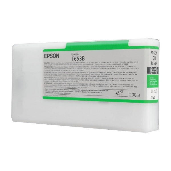 Epson UltraChrome HDR Ink Green 200ml for Stylus Pro 4900 - T653B00