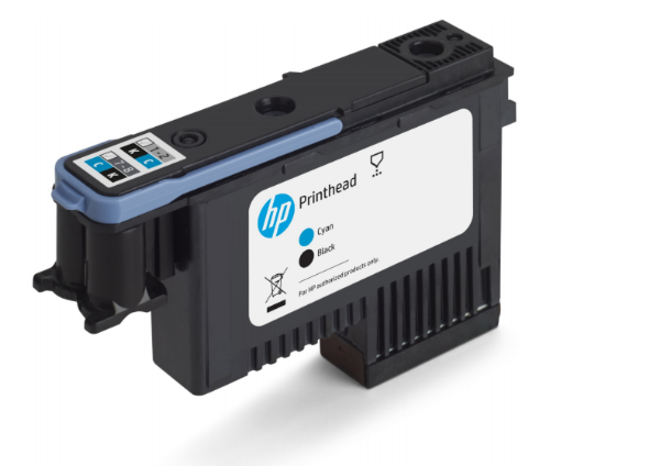 HP 614 Cyan and Black Stitch Dye Sublimation Printhead for S300 &amp; S500 - 2LL62A