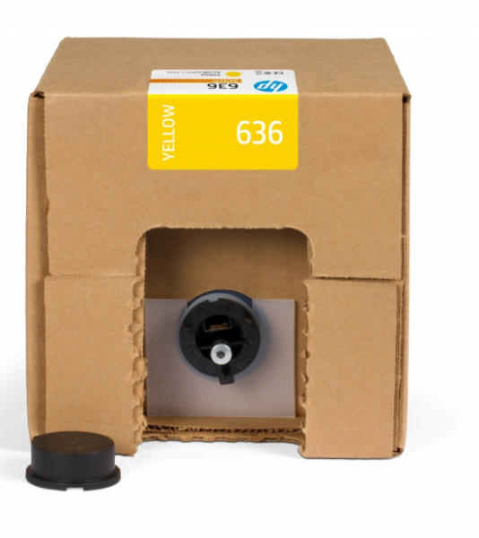 HP 636 3-Liter Yellow DyeSub Ink for Stitch S500 - 2LL60A