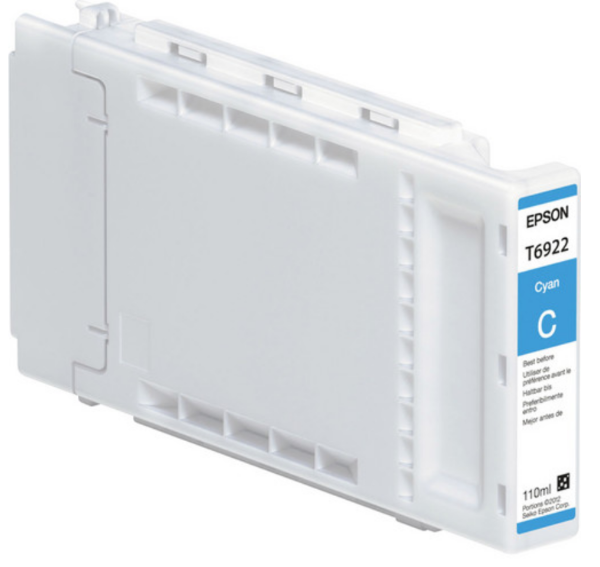 Epson T692 Ultrachrome XD Cyan Ink Cartridge 110 ML for SureColor T3000, T3270, T5000, T5270, T5270D, T7000, T7270, T7270D - T692200