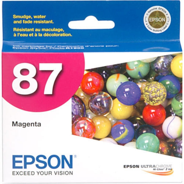 Epson 87 UltraChrome Ink Magenta for Stylus Photo R1900 - T087320