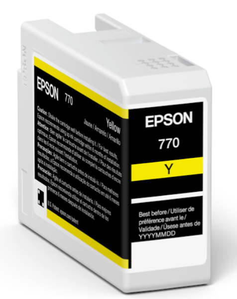 Epson UltraChrome PRO10 25ml Yellow Ink for SureColor P700 - T770420