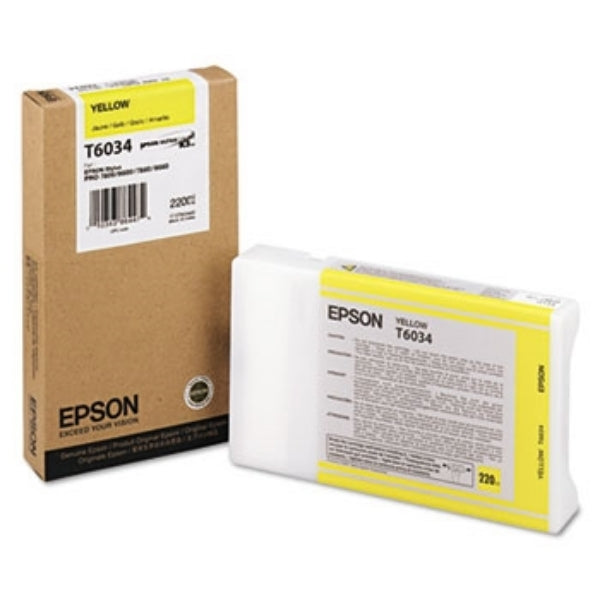 Epson UltraChrome K3 Ink Yellow 220ml for Stylus Pro 7800, 7880, 9800, 9880 - T603400