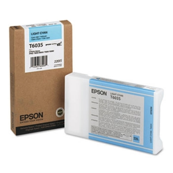 Epson UltraChrome K3 Ink Light Cyan 220ml for Stylus Pro 7800, 7880, 9800, 9880 - T603500