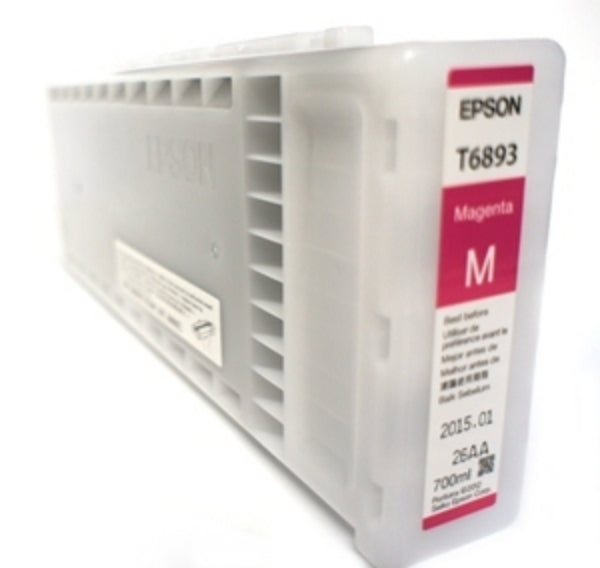 Epson UltraChrome GS2 Magenta Ink Cartridge 700ml for S30670, S50670, S50675, S30675 - T689300