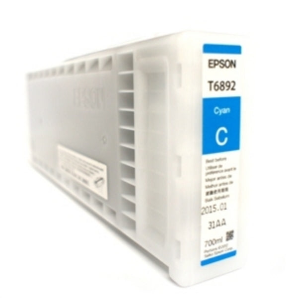 Epson UltraChrome GS2 Cyan Ink Cartridge 700ml for S30670, S30675, S50670, S50675 - T689200