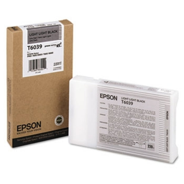 Epson UltraChrome K3 Ink Light Light Black 220ml for Stylus Pro 7800, 7880, 9800, 9880 - T603900