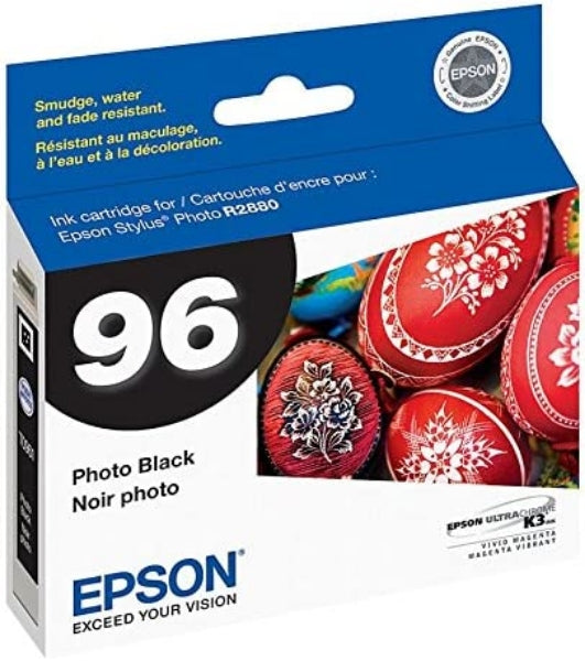 Epson 96 UltraChrome K3 Ink Photo Black for Stylus R2880 - T096120