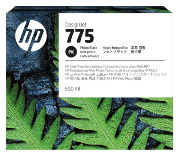 HP 775 500ml Photo Black DesignJet Ink Cartridge for DesignJet Z6 Pro - 1XB21A