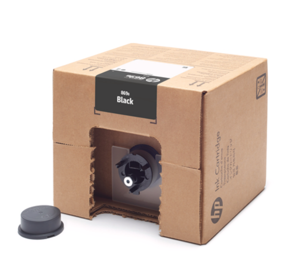 HP 869 3L Black PageWide XL Pro Ink Carton for PageWide XL Pro 8200 - 1XA90A
