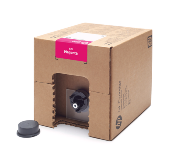 HP 870 5L Magenta Ink Carton for PageWide XL Pro 10000 - 1XA91A