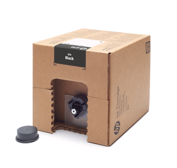 HP 870 5L Black Ink Carton for PageWide XL Pro 10000 - 1XA94A