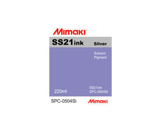 SS21 Silver Ink (220ml cartridge) for Mimaki JV5/JV33/JV300/CJV150/CJV300/CJV30 - SPC-0504SI