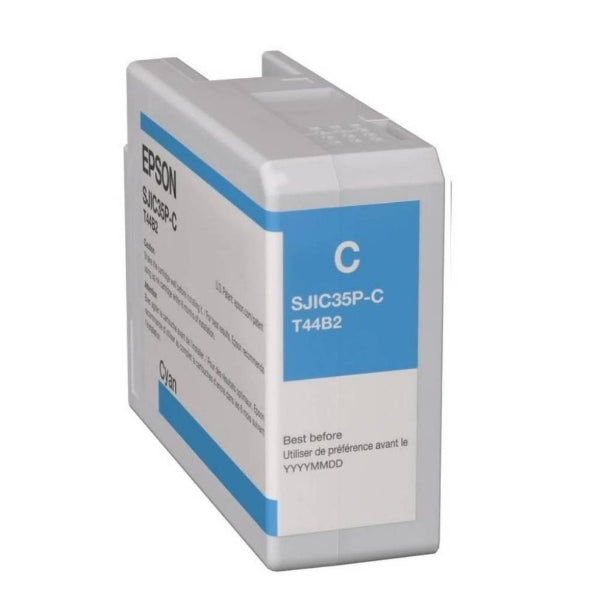 Epson SJIC35P-C Cyan Ink Cartridge for ColorWorks C6000/C6500 - C13T44B220