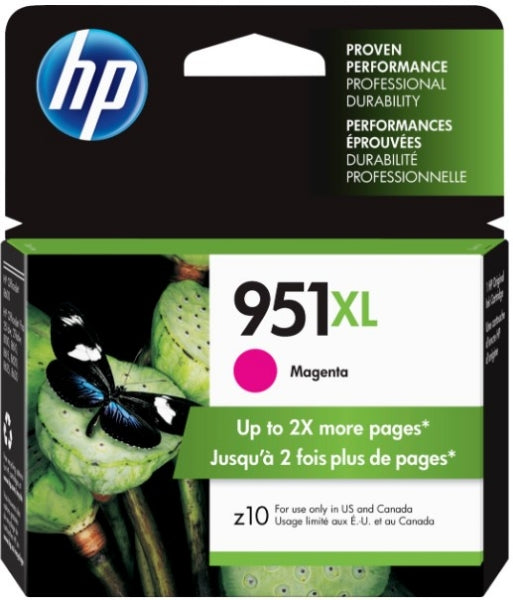 HP 951XL High Yield Magenta Original Ink Cartridge - CN047AN