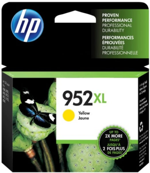 HP 952XL High Yield Yellow Original Ink Cartridge - L0S67AN